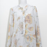 Orange Floral Maxi Dress - Size 10