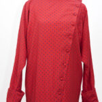 Vintage Maxi Polka Dot Dress - Size 12