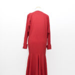 Vintage Maxi Polka Dot Dress - Size 12