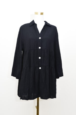 Black Shirt Dress - Size 8