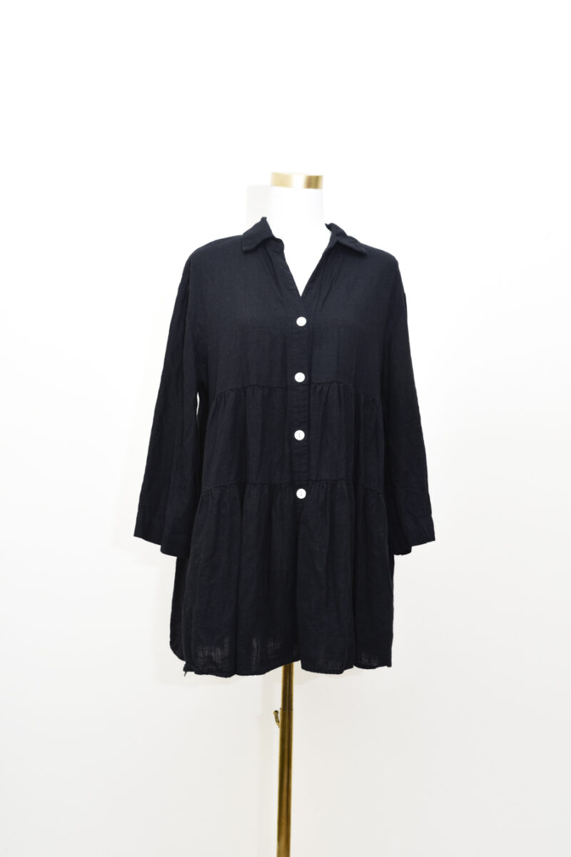 Black Shirt Dress - Size 8