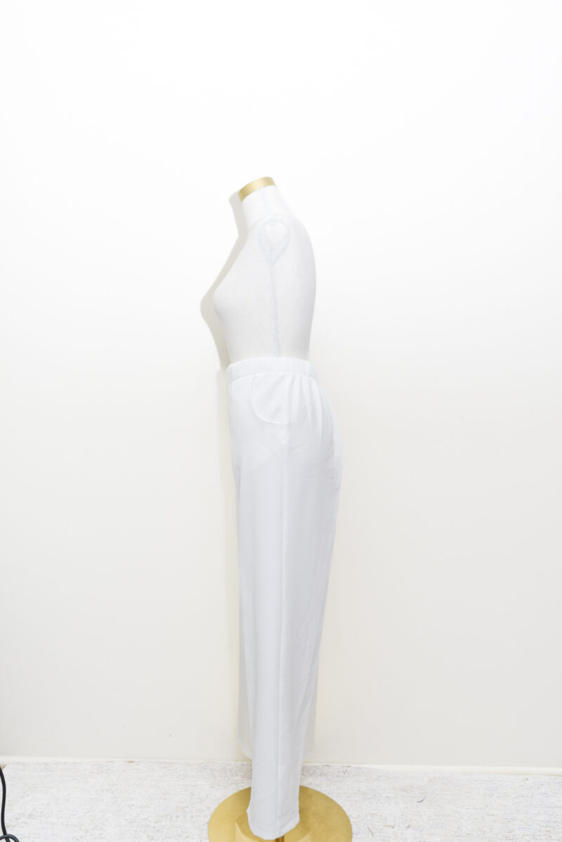 White Wide-leg Pants - Size 10