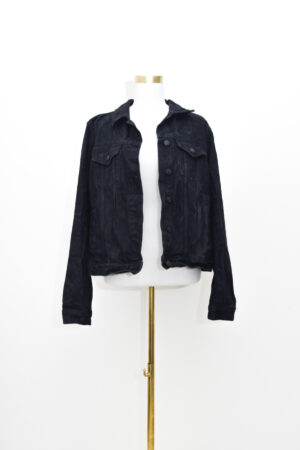 Black Denim Jacket - Size 12