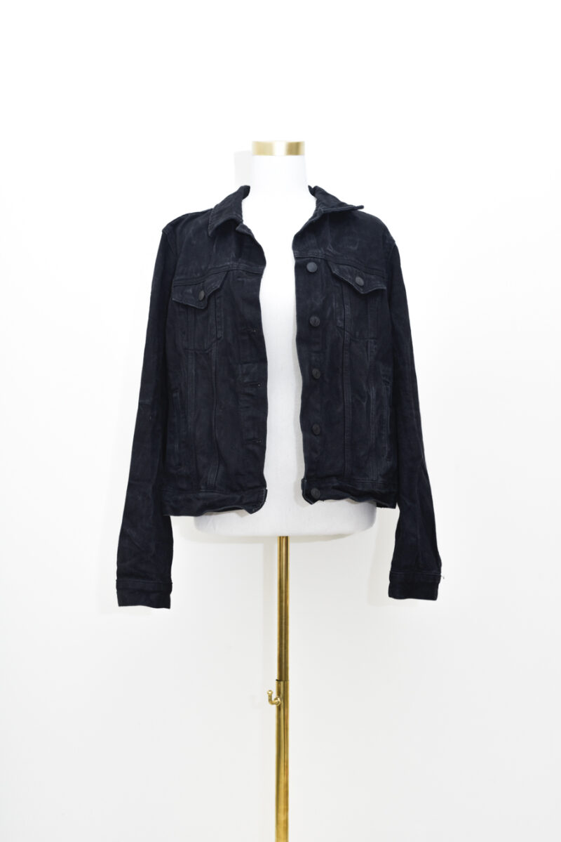 Black Denim Jacket - Size 12
