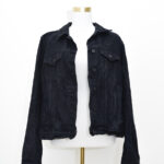 Black Denim Jacket - Size 12