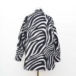 H&M Zebra Print Coat - Size 8