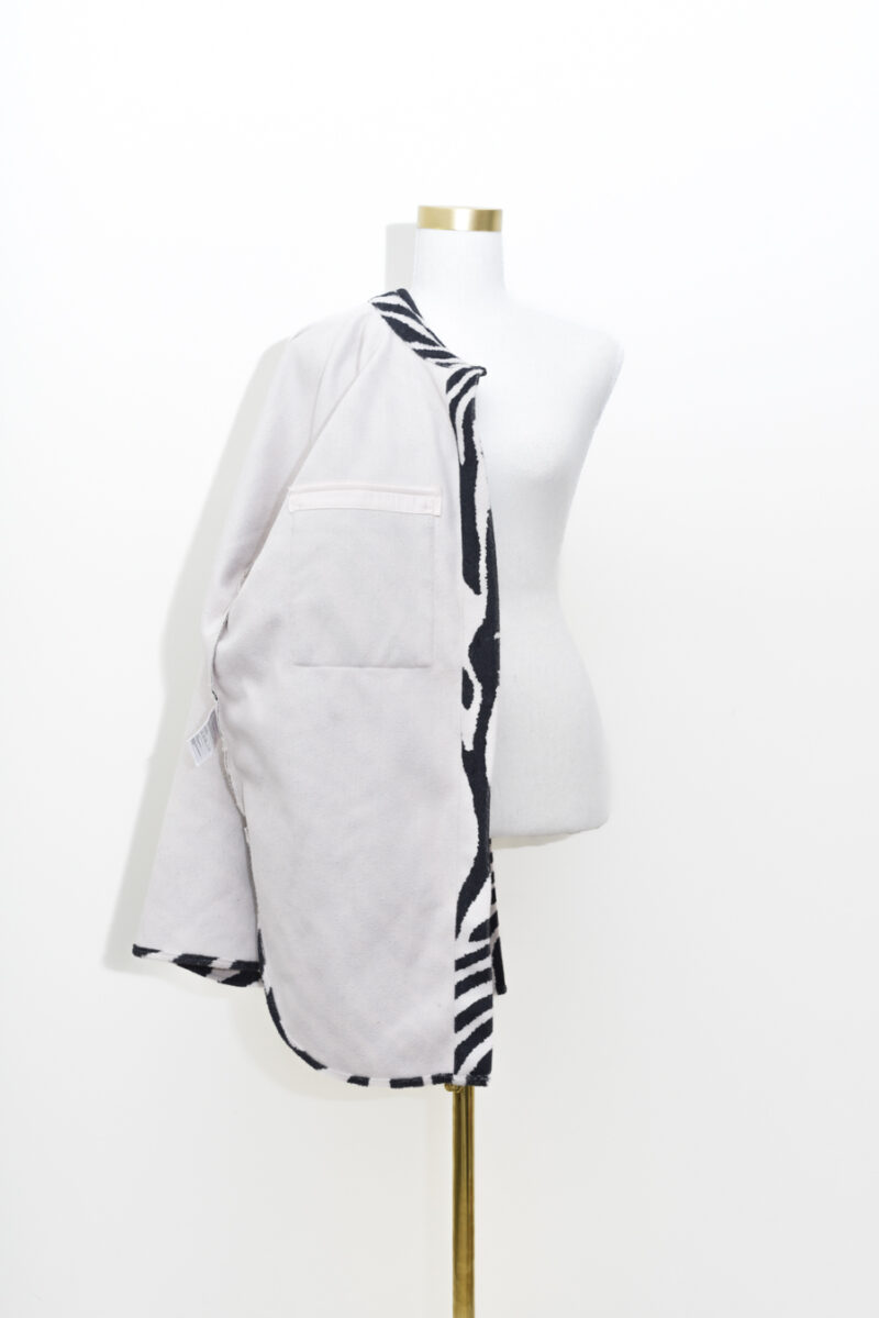 H&M Zebra Print Coat - Size 8