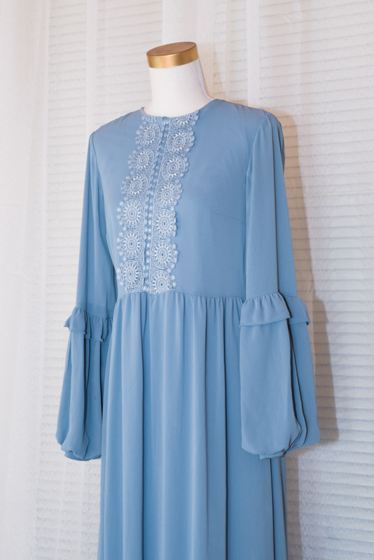 Sky Blue Maxi Dress - Size 8