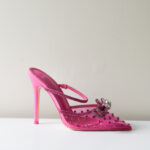 Novo Fuchsaia Pink Heel - Size 5