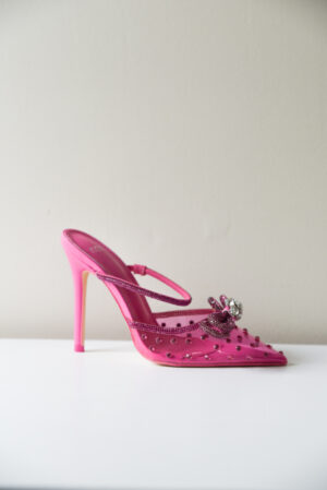 Novo Fuchsaia Pink Heel - Size 5