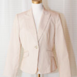 Striped Neutral Blazer - Size 10