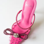 Novo Fuchsaia Pink Heel - Size 5