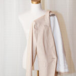 Striped Neutral Blazer - Size 10