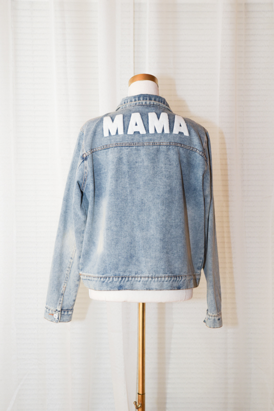 MAMA Denim Jacket - Size 12