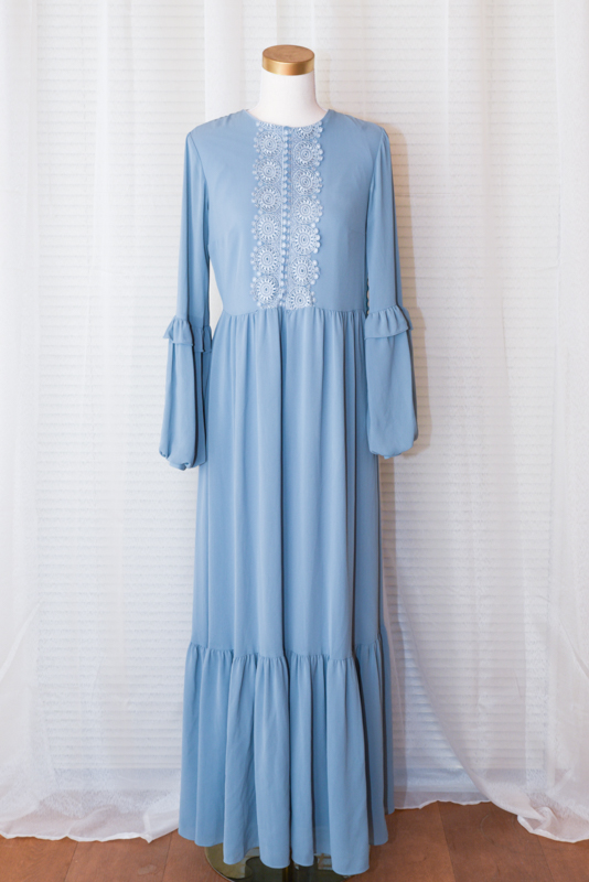 Sky Blue Maxi Dress - Size 8