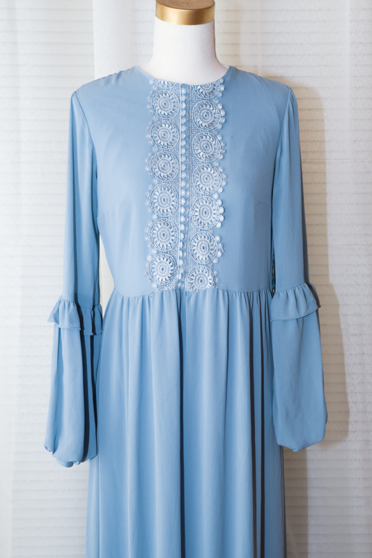 Sky Blue Maxi Dress - Size 8