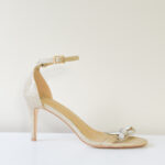 Novo Gold Shimmer Heel - Size 7