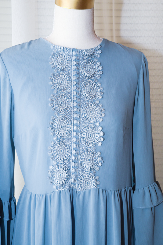 Sky Blue Maxi Dress - Size 8