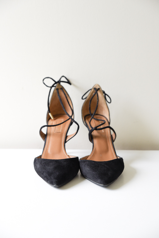 Aquazzura Black Heel - Size 6