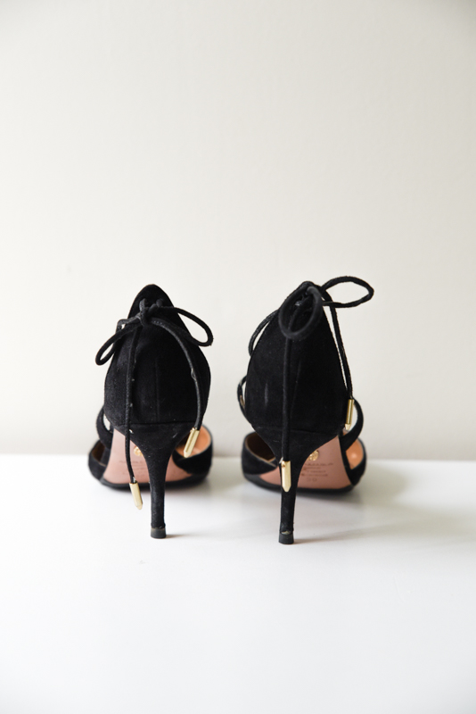 Aquazzura Black Heel - Size 6