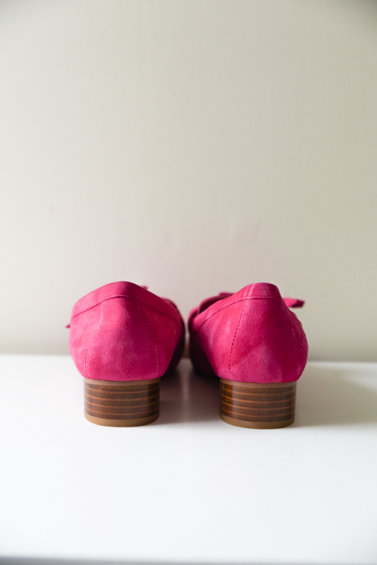 Bresley Fuchsia Pink Flats - Size 7