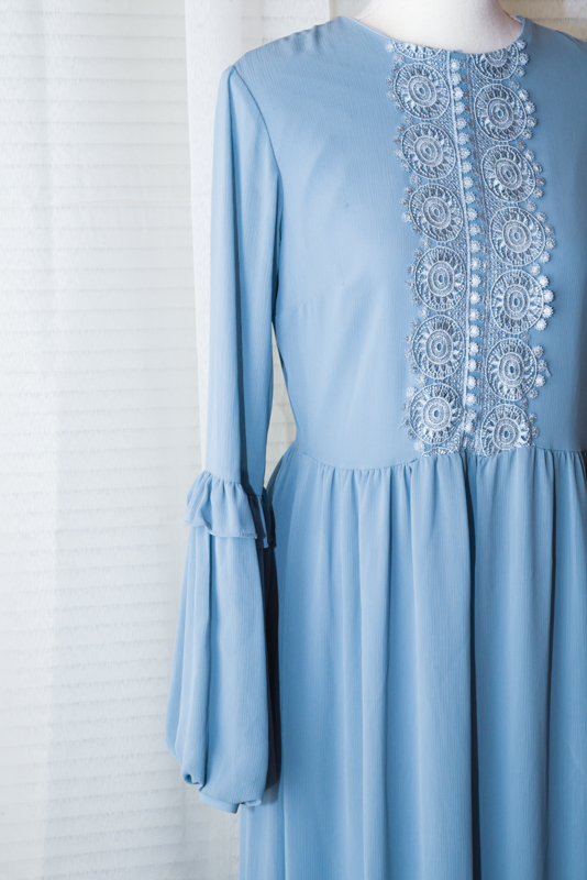 Sky Blue Maxi Dress - Size 8