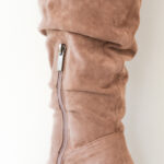 Suede Boot Heel - Size 7
