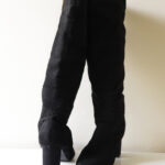 Black Suede Heel - Size 7