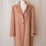 Tan Handmade Wool Coat - Size 10